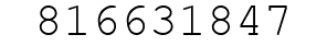 Number 816631847.