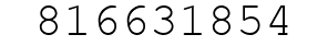 Number 816631854.