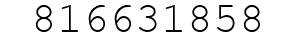 Number 816631858.