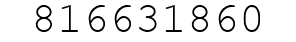 Number 816631860.