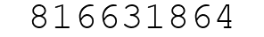 Number 816631864.