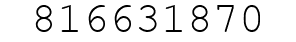 Number 816631870.
