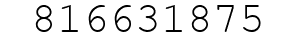 Number 816631875.