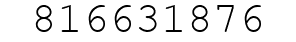 Number 816631876.