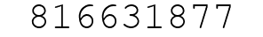 Number 816631877.