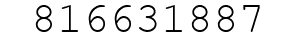 Number 816631887.