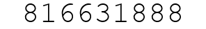 Number 816631888.