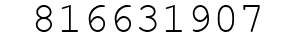 Number 816631907.