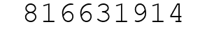Number 816631914.