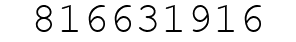 Number 816631916.