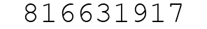 Number 816631917.