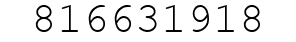 Number 816631918.