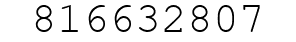 Number 816632807.