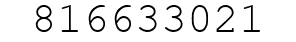 Number 816633021.