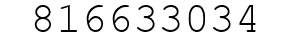 Number 816633034.
