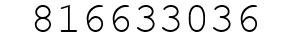 Number 816633036.