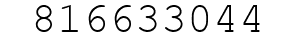Number 816633044.