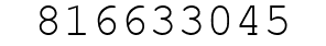 Number 816633045.