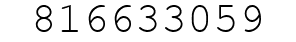 Number 816633059.