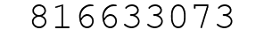 Number 816633073.
