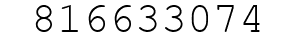 Number 816633074.