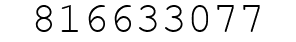Number 816633077.