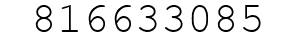 Number 816633085.