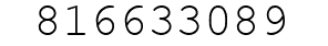 Number 816633089.