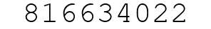 Number 816634022.