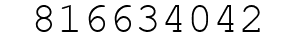 Number 816634042.