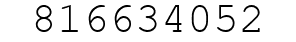 Number 816634052.