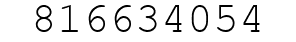 Number 816634054.