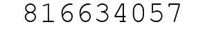 Number 816634057.