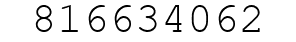 Number 816634062.
