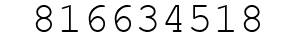 Number 816634518.
