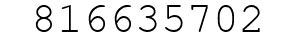 Number 816635702.