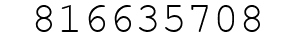 Number 816635708.