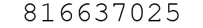 Number 816637025.