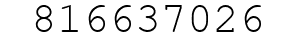 Number 816637026.