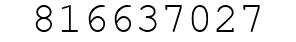 Number 816637027.