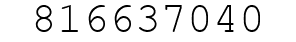 Number 816637040.