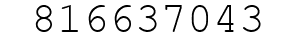 Number 816637043.