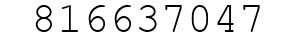 Number 816637047.