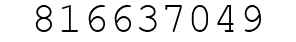 Number 816637049.