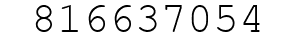 Number 816637054.