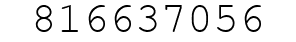 Number 816637056.