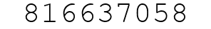 Number 816637058.