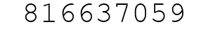 Number 816637059.