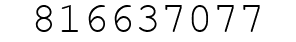 Number 816637077.