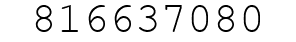 Number 816637080.